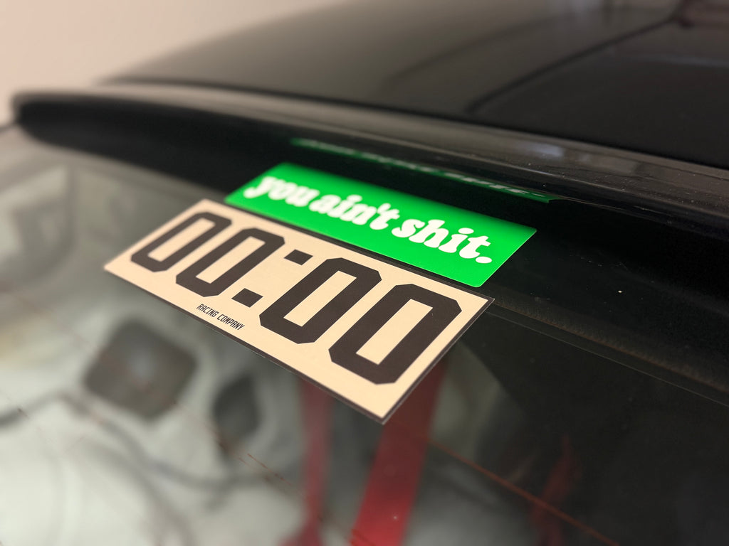 YOU AIN'T SHIT sticker